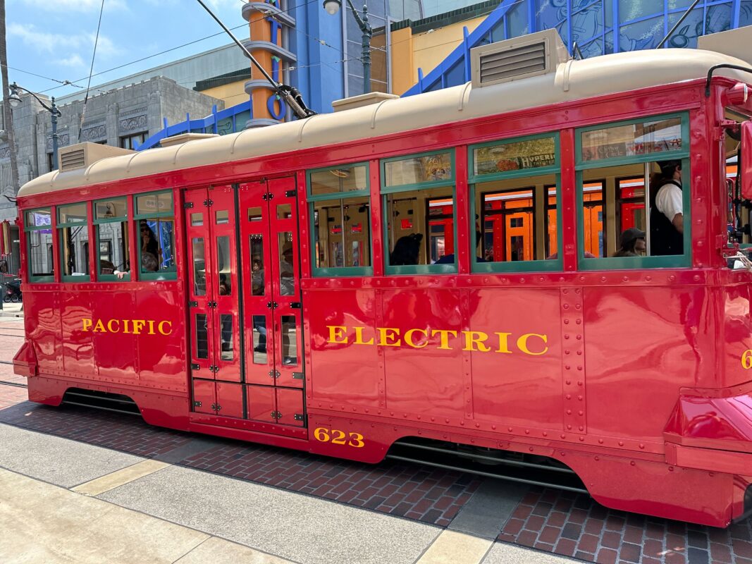 dca red trolley cars 10