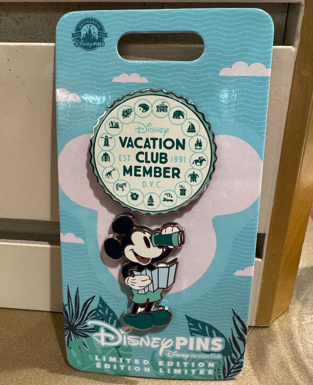 Mickey Mouse Disney Vacation Club 2024 Pin Set