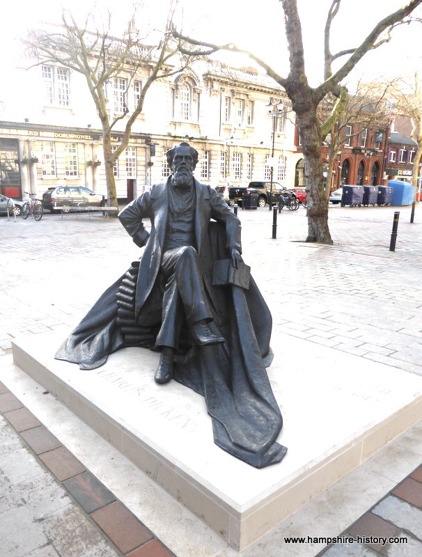 Image result for charles dickens statue