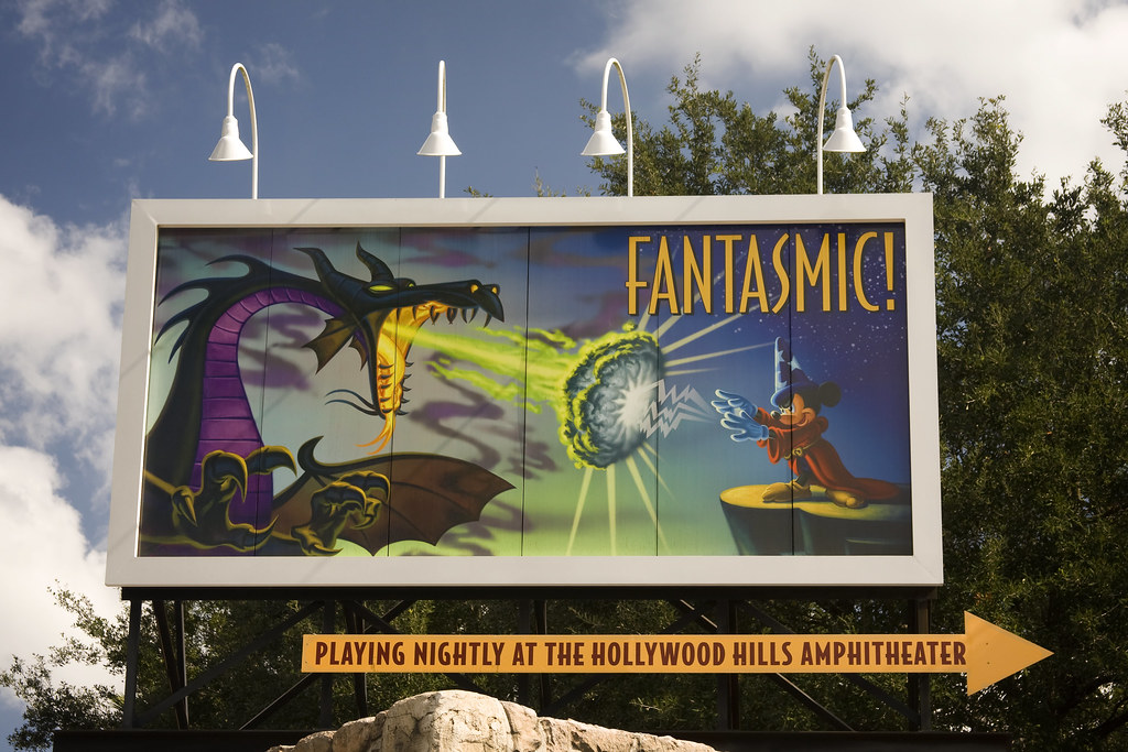 Fantasmic! Sign | Disney's Hollywood Studios is covered with… | Flickr