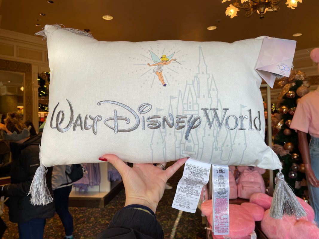 WDW MK Disney100 Walt Disney World pillow 1