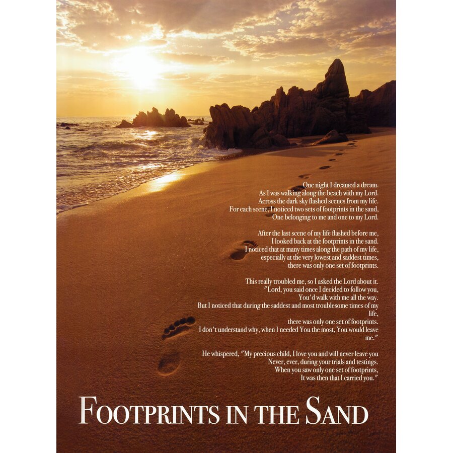 Footprints+In+The+Sand+-+Unframed+Print.jpg