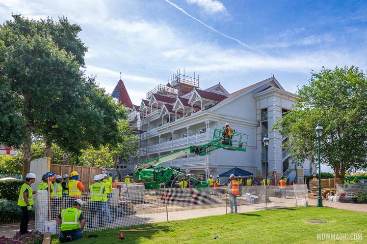 2022 DVC Villas construction at Disney's Grand Floridian Resort - June 162022